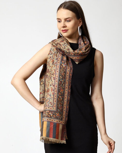 Paisley Print Woolen Stole Price in India