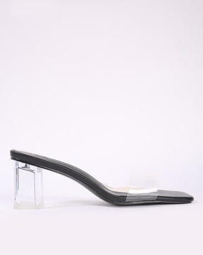 Clear heels 2025 low