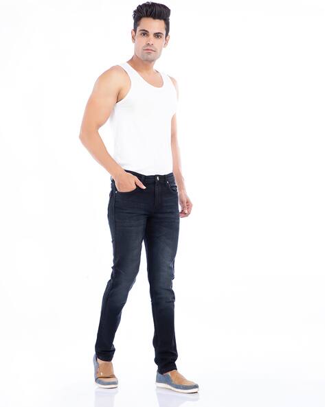 white relaxed jeans