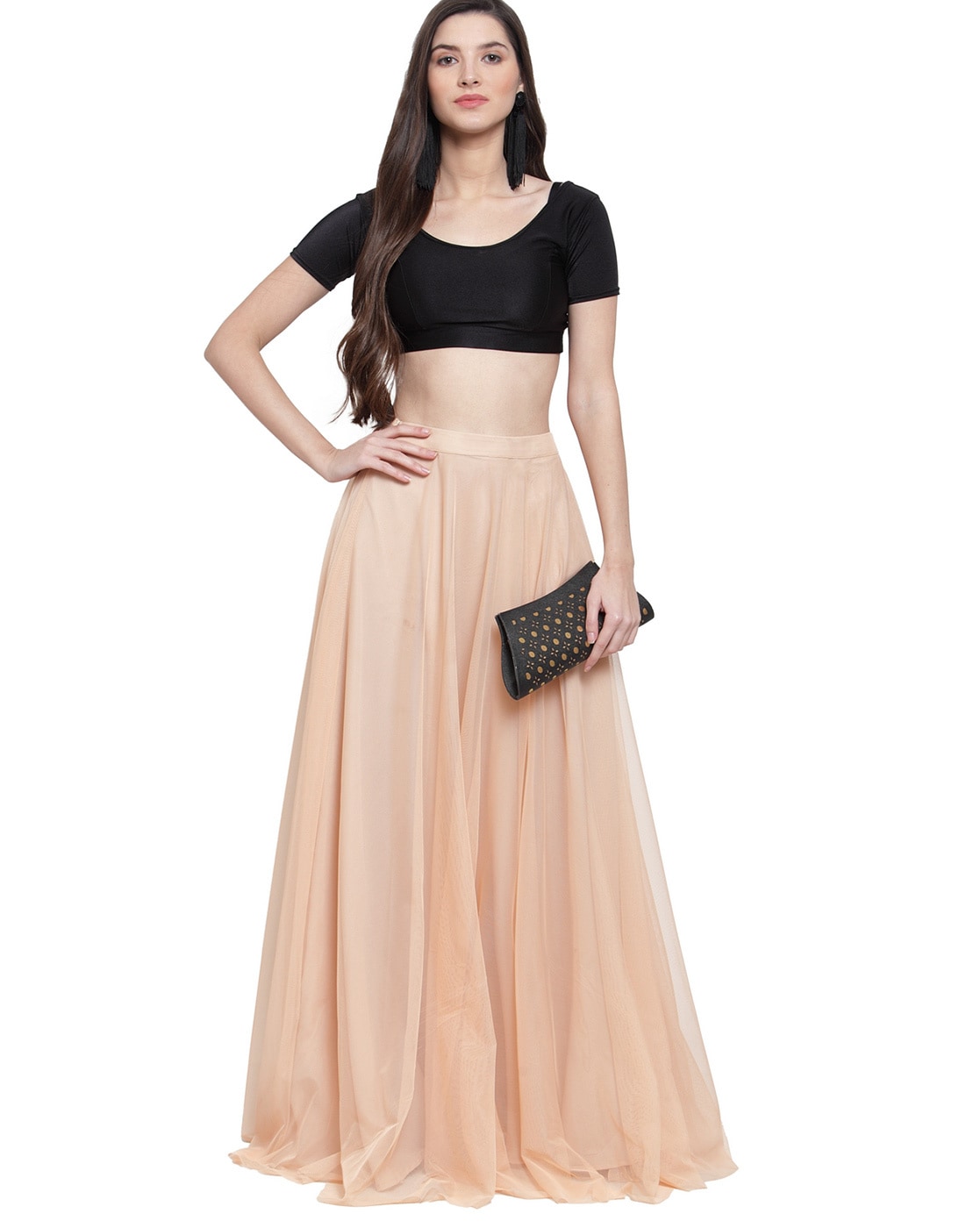 Peach 2024 long skirt