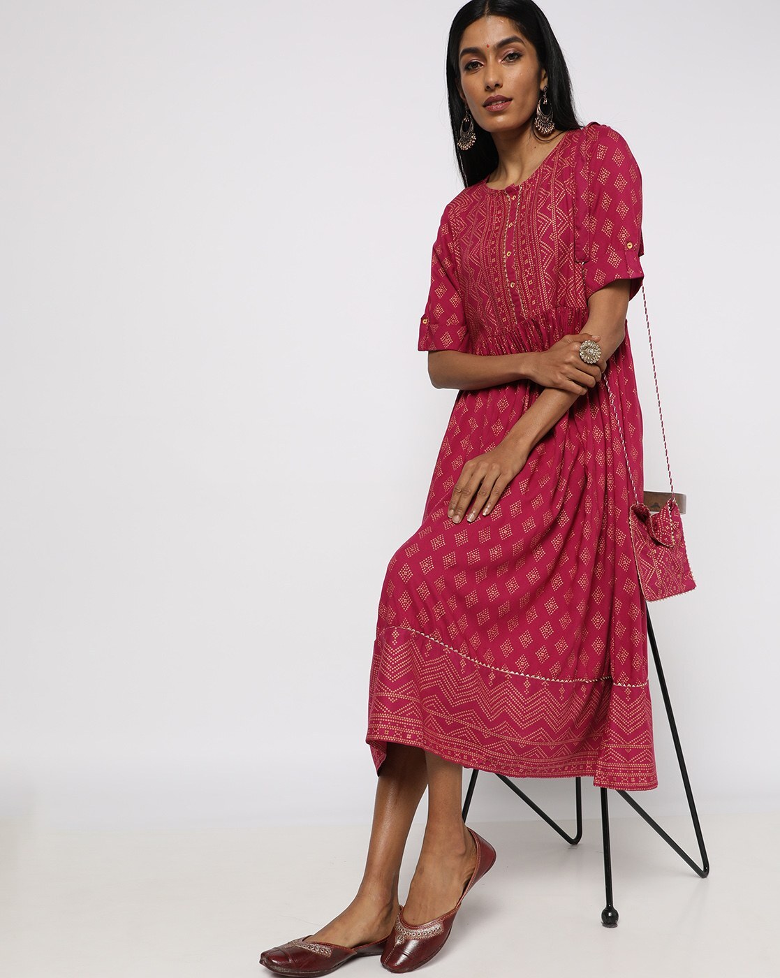 Buy Magenta Dresses Gowns for Women by Fusion Online Ajio