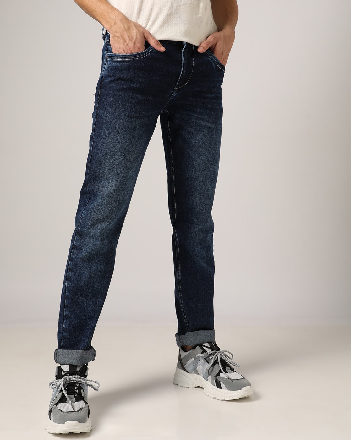 To grader Hjælp Anemone fisk Buy Blue Jeans for Men by Buda Jeans Co Online | Ajio.com
