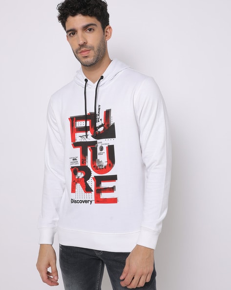 Mens white clearance slim fit hoodie