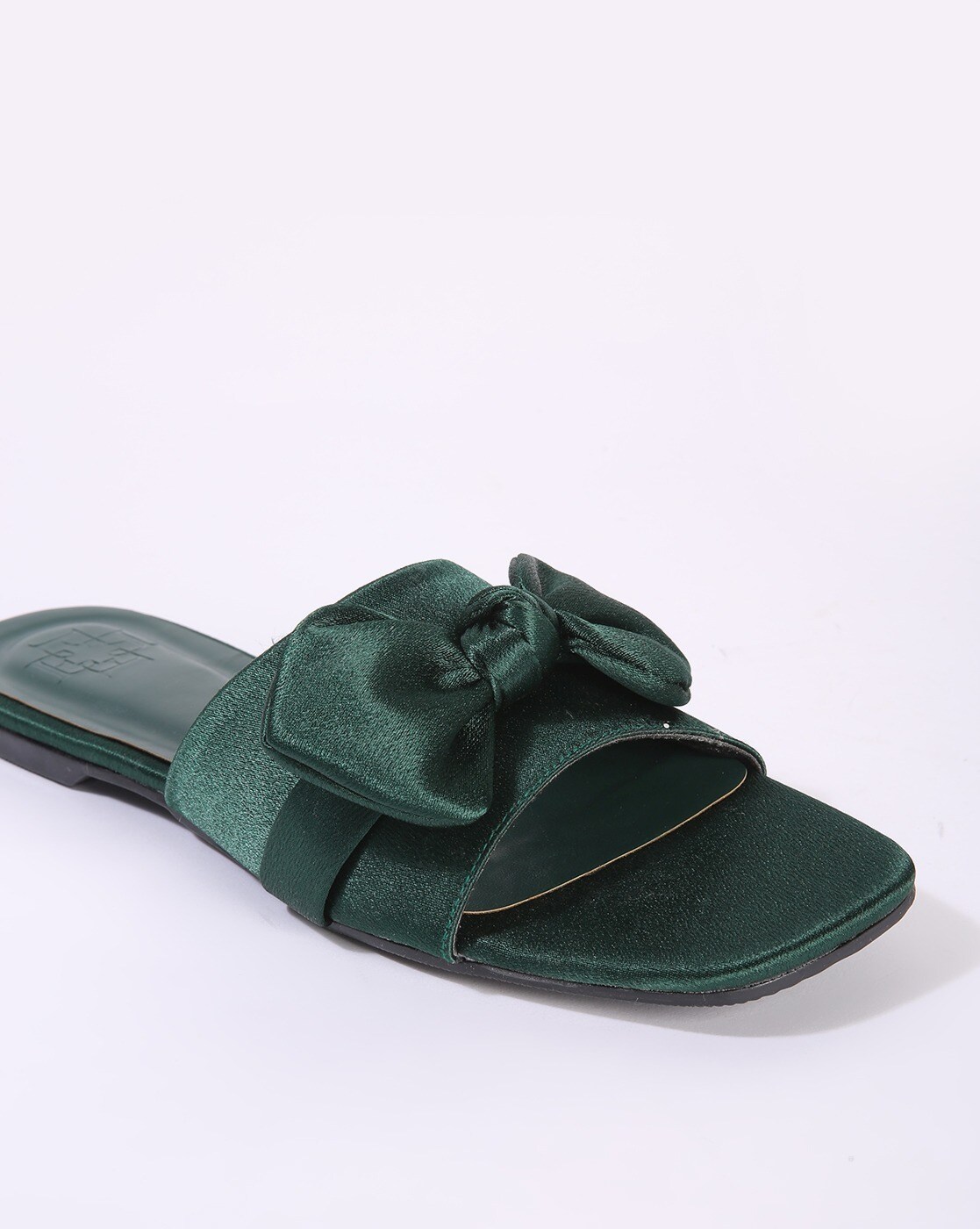 Green bow hot sale sandals