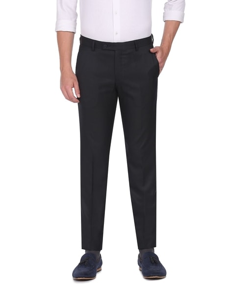 Vego Slim Fit Men Black Trousers  Buy Vego Slim Fit Men Black Trousers  Online at Best Prices in India  Flipkartcom