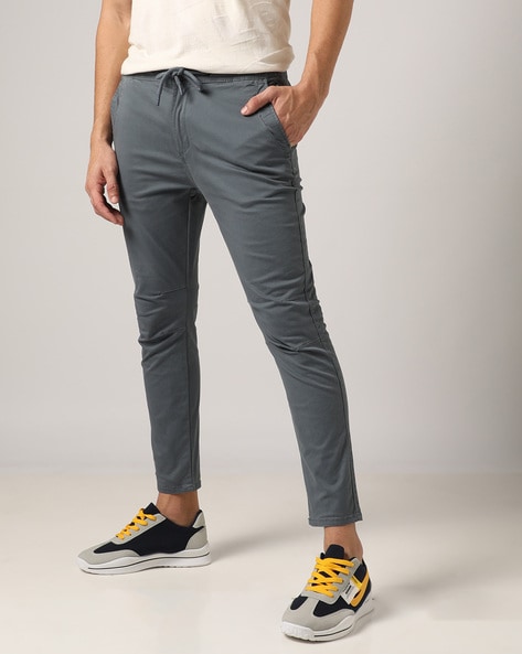 Buy Grey Trousers  Pants for Men by Buda Jeans Co Online  Ajiocom