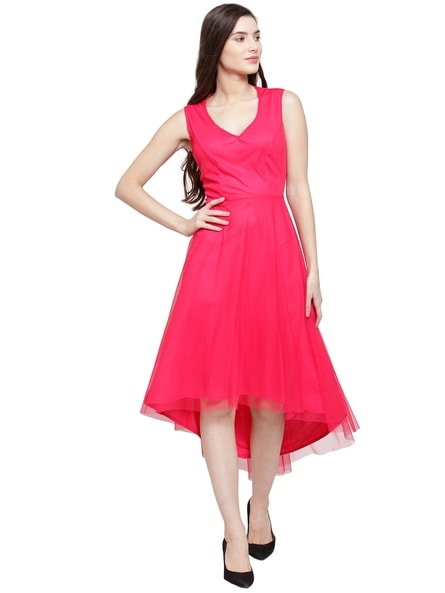 Buy Pink Dresses for Women by Isam Online | Ajio.com