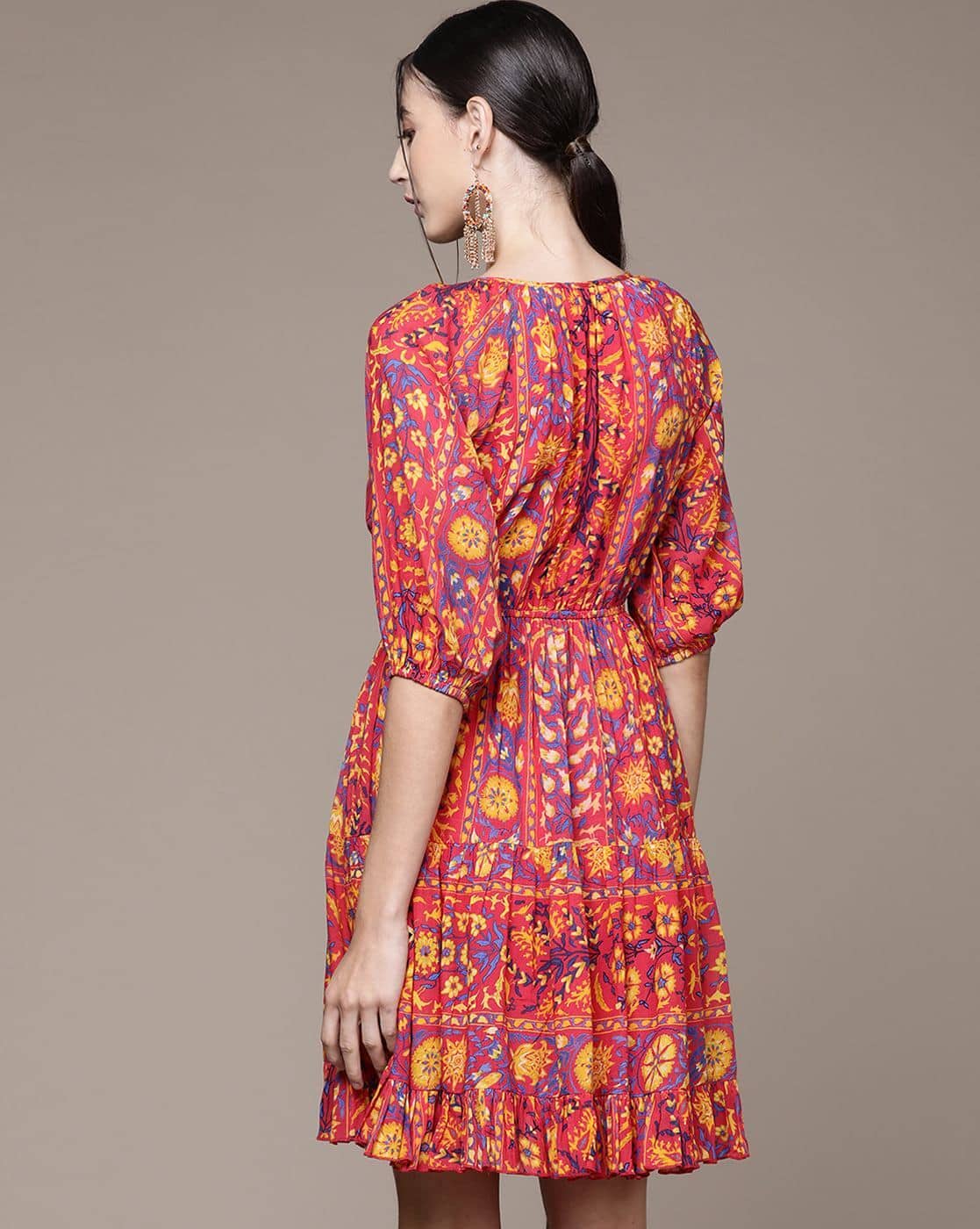 Buy Red Dresses for Women by LABEL RITU KUMAR Online