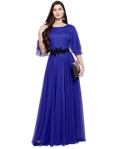 💙 15 Best Royal Blue Wedding Dresses For 2023 | 💎👗 | Light pink  bridesmaid dresses, Blue evening dresses, Lace evening gowns