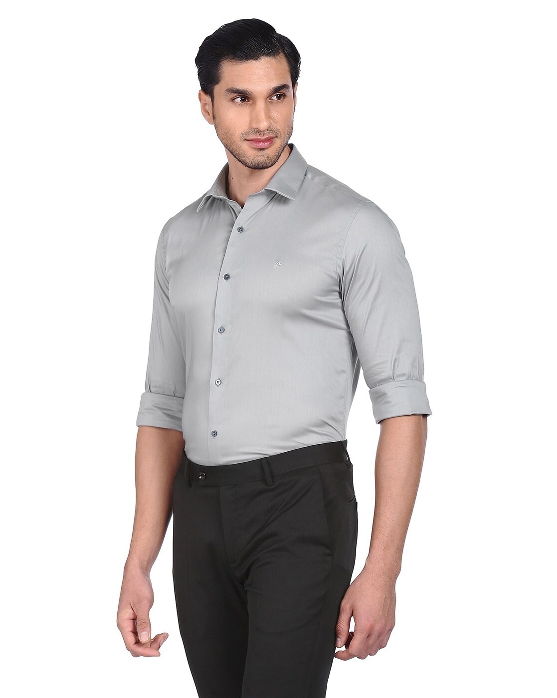 Black Pant shirt Gray Blazer | Pant shirt, Shirts grey, Grey blazer