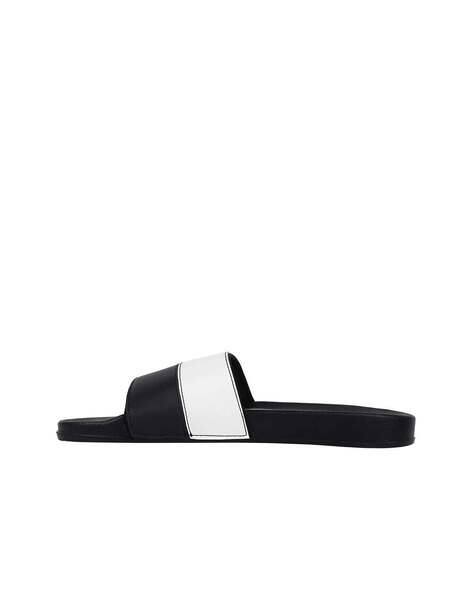 Buy Black Flip Flop u0026 Slippers for Men by Hummel Online | Ajio.com