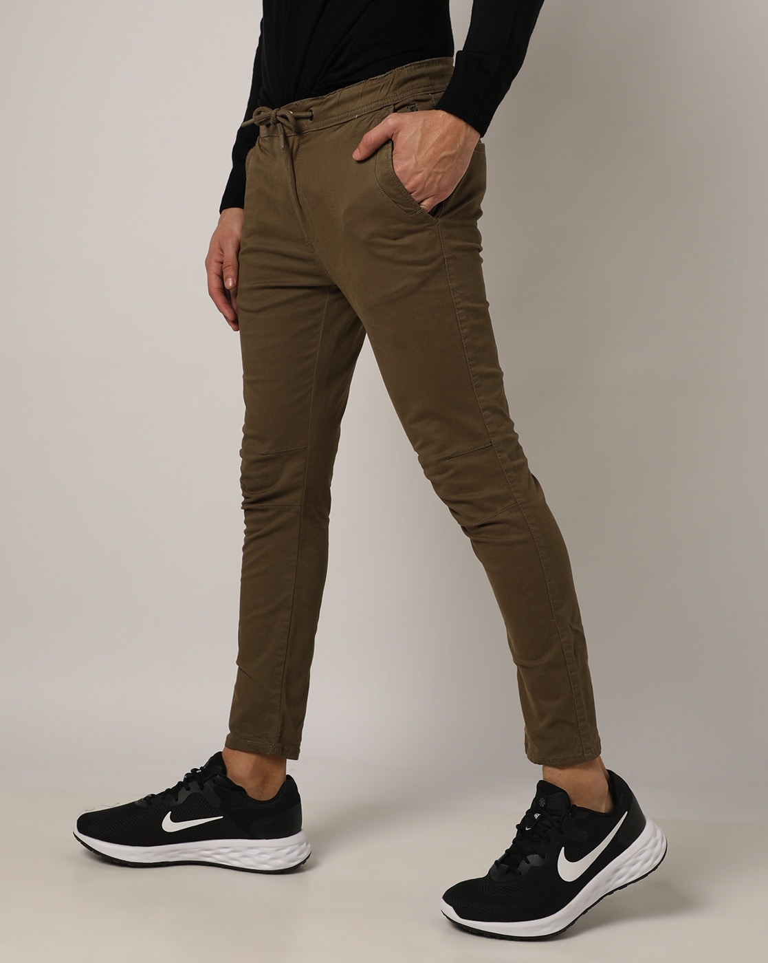 Buy Camel Brown Trousers & Pants for Men by Buda Jeans Co Online