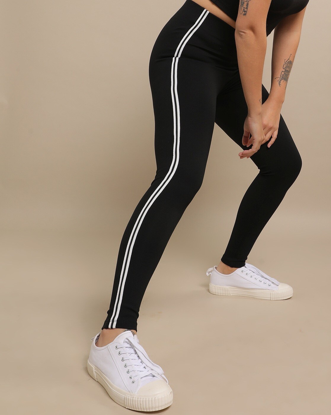 ASOS Cigarette Trousers with Side Stripe  ASOS