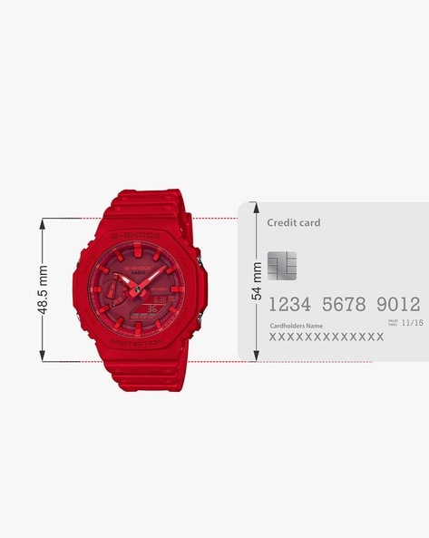 Casio g shock ga best sale 2100 red