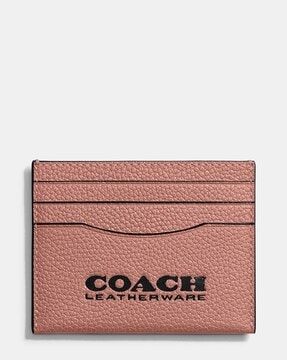 Buy Coach Card Holder with Motifs | Beige Color Men | AJIO LUXE