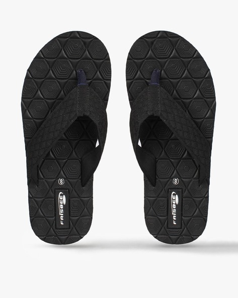 Buy Black Flip Flop Slippers for Men by FRISBEE Online Ajio