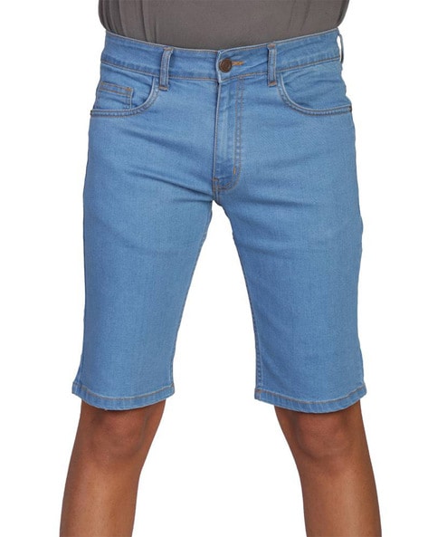 YYDGH Women's Ripped Bermuda Shorts High Waisted Denim Shorts Knee Length  Distressed Jean Shorts Light Blue L - Walmart.com