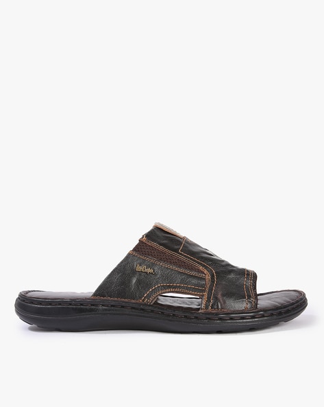 Buy Lee Cooper Brown Mens Leather Flip Flops Online at Regal Shoes. |  9649388