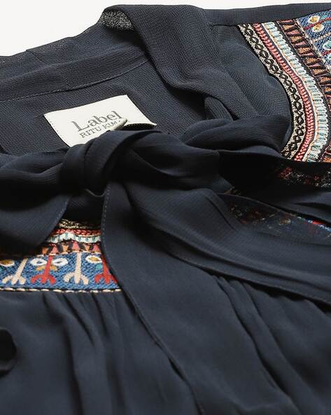 Buy Navy Blue Tops for Women by LABEL RITU KUMAR Online