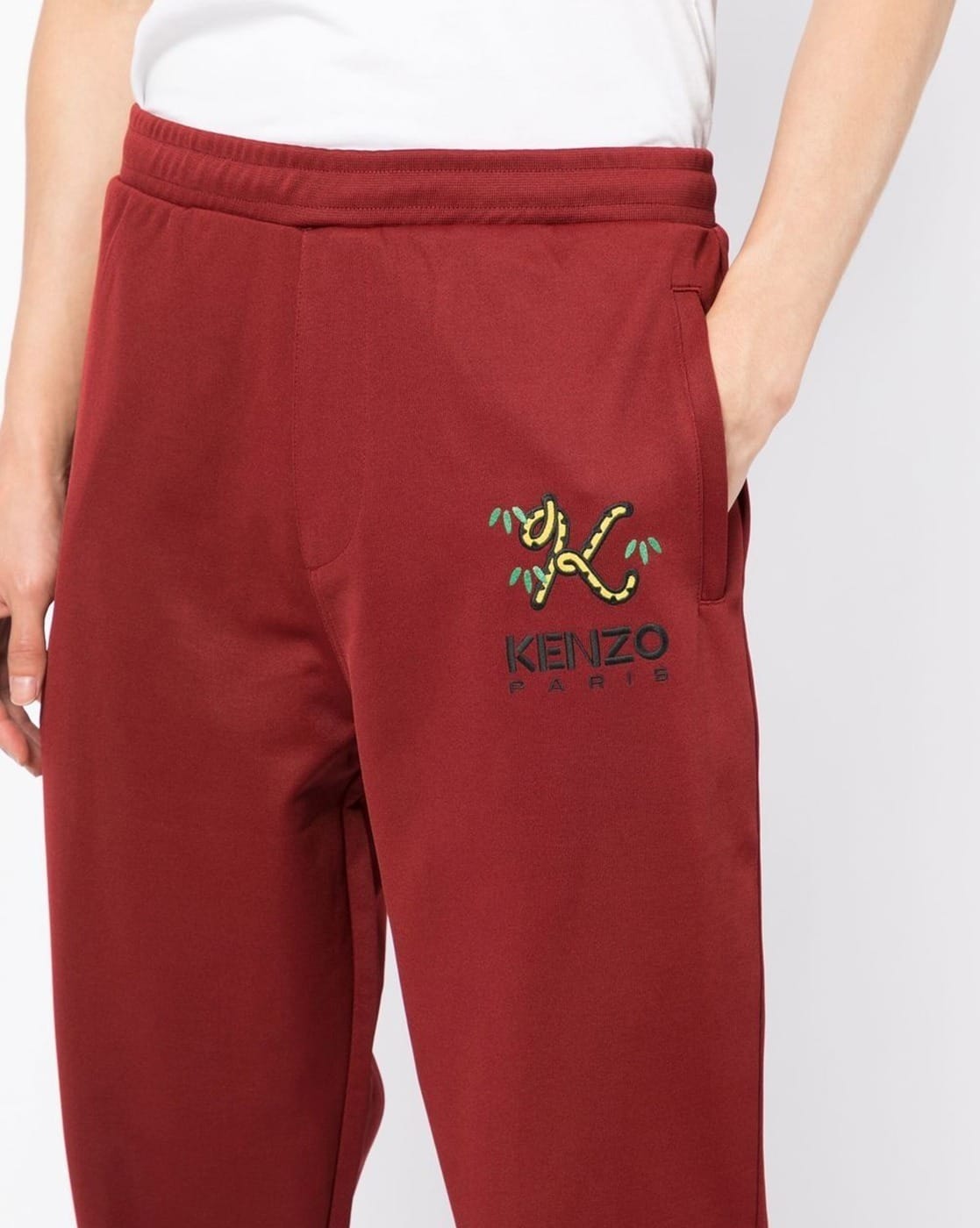 Regular Fit Joggers With Embroidered Logo