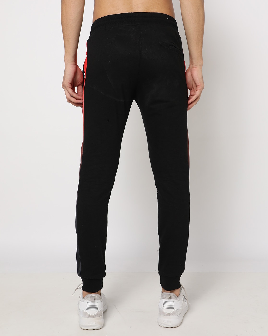 Buy Jet Black Track Pants for Men by Teamspirit Online