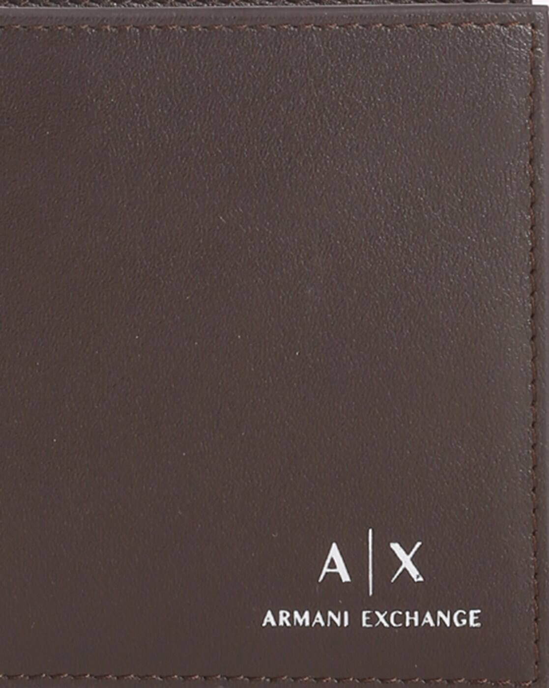 【関税&送料込】ARMANI EXCHANGE Wallets Brown Buy Brown Wallets for Men by ARMANI EXCHANGE Online | Ajio.com