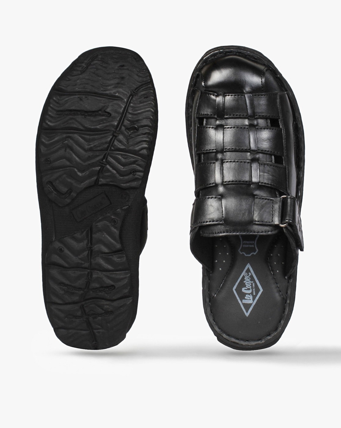 Way beach black velcro sandals for men hot sale