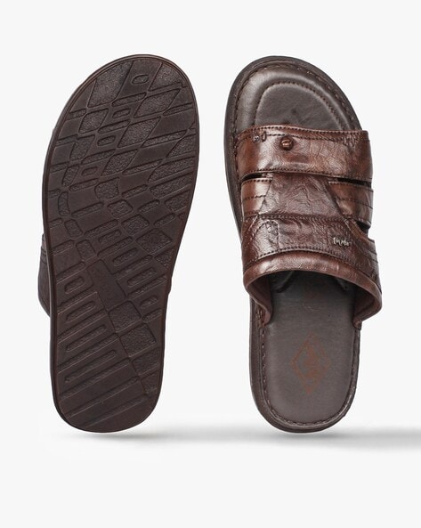 Cole Haan Feathercraft Slide Sandal in Brown for Men | Lyst