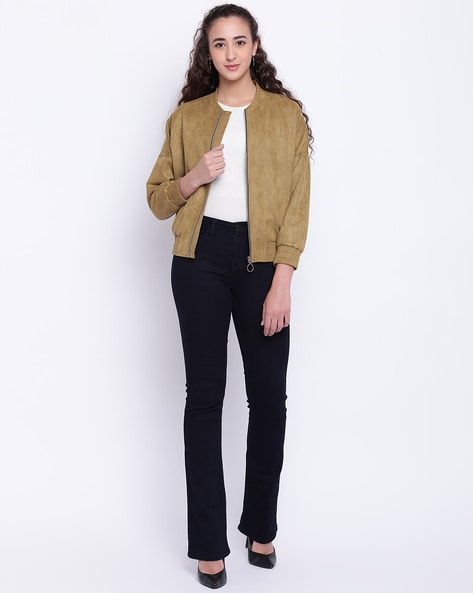 Camel Knit Shirt Jacket | Express