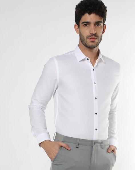 Altheory French Placket Slim Fit Shirt