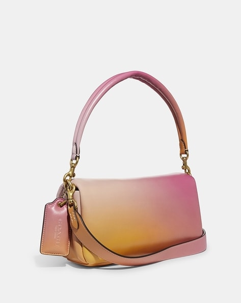 COACH Pillow Tabby Ombré Leather Shoulder Bag in Pink