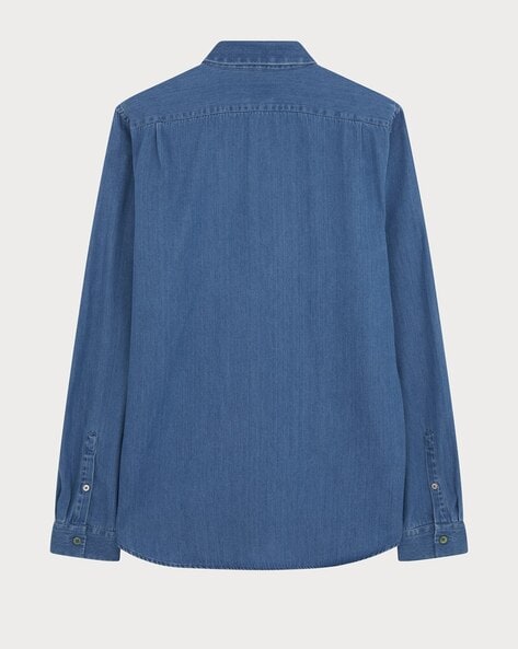 Women's Organic-cotton Denim Shirt by Toteme | Coltorti Boutique