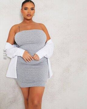 gold plunge sequin long sleeve bodycon dress Off Shoulder Bodycon Bardot Midi Dress – CHICIDA