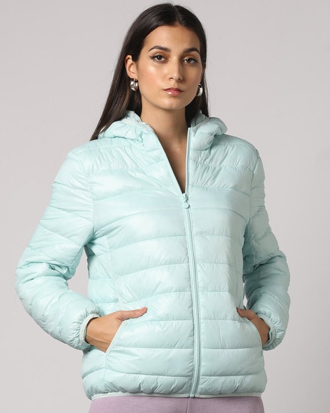 Buy Women's Running Hooded Jacket Warm Dark Blue Online | Decathlon-atpcosmetics.com.vn