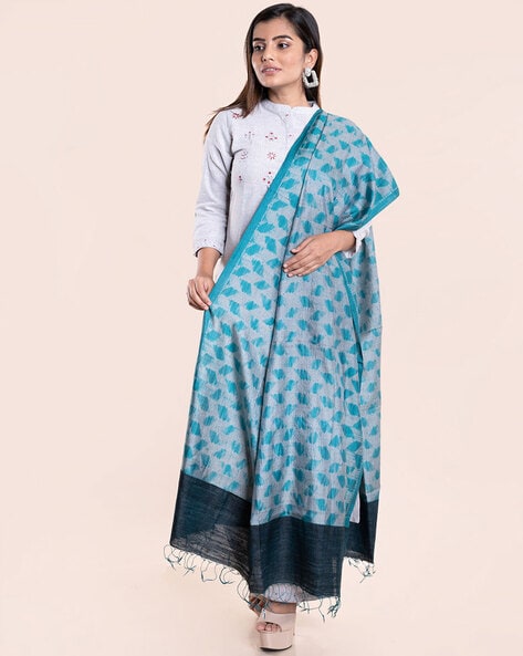 Handloom Silk Shibori Dupatta Price in India