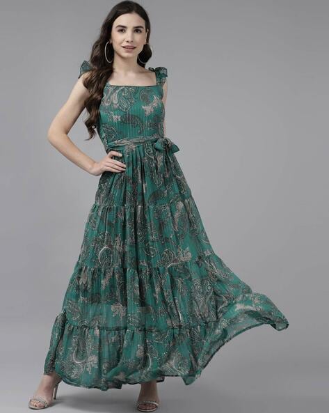 Emerald Green Long Prom Dress A-line Simple Satin Evening Dress – Pgmdress