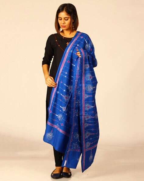 Indian Pattern Dupatta with Embroidered Detail Price in India