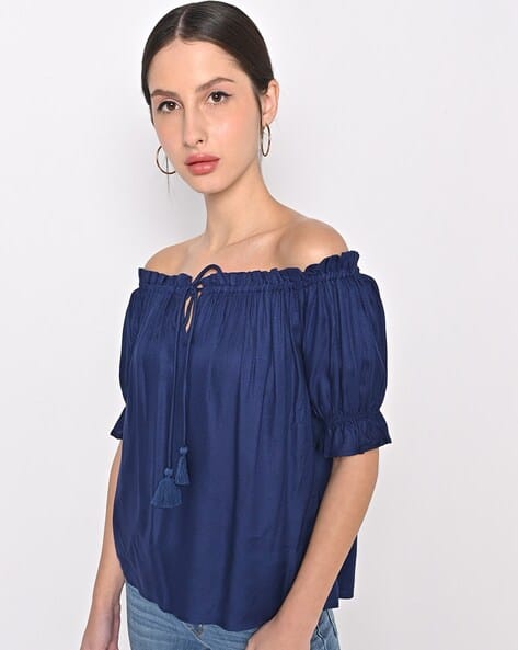 JDY BY ONLY Off-Shoulder Cotton Top