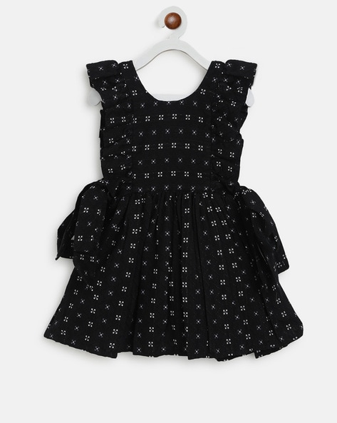 Cute Girl Kids Black Gown Frock - Mommy & Me Outfits – ekantastudio