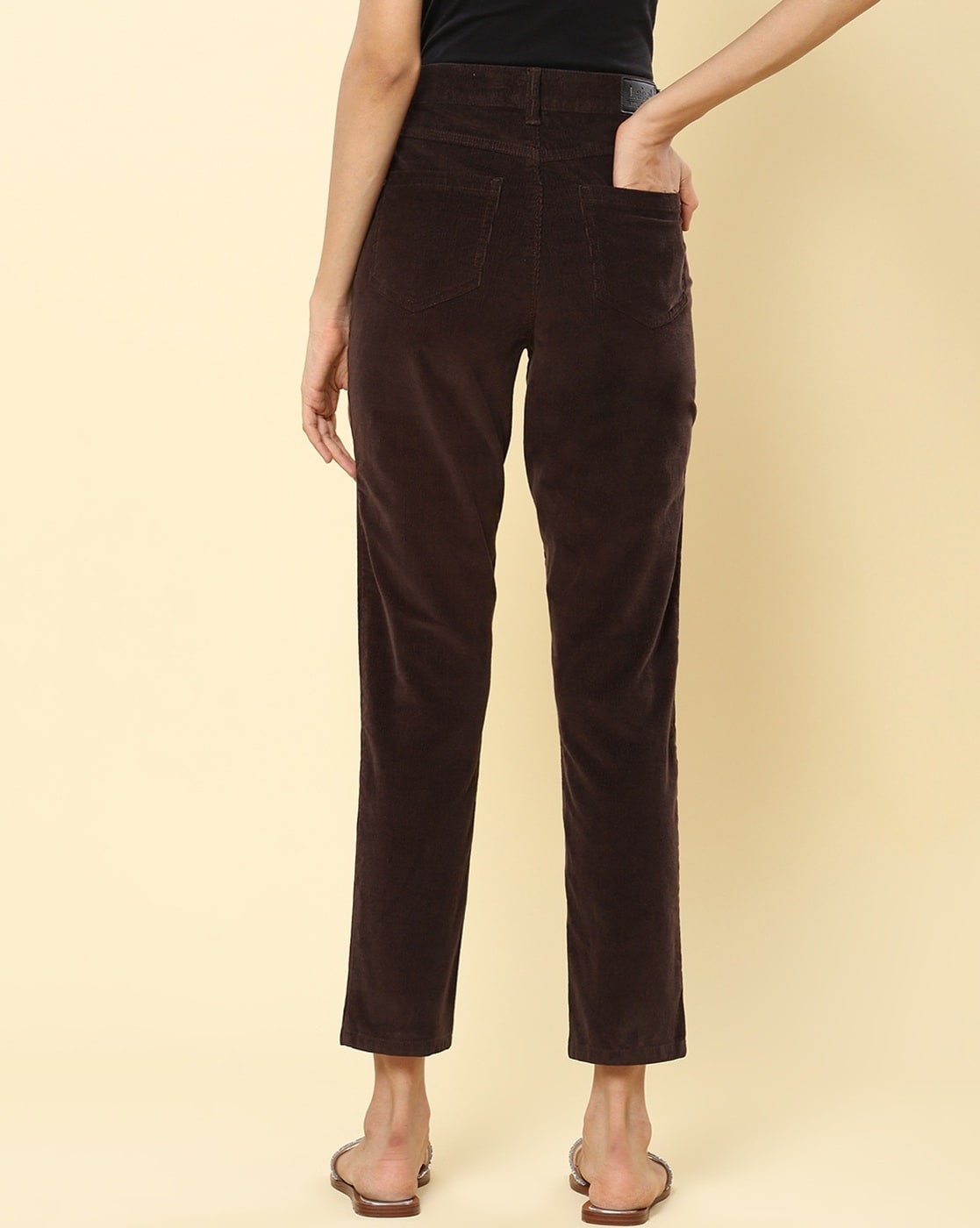 MOTHER Cropped Corduroy Trousers  Farfetch