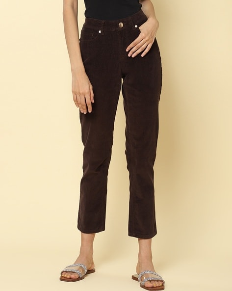Buy Olive Green Trousers & Pants for Women by SCOTCH & SODA Online |  Ajio.com