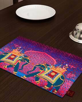 sej by nisha gupta Set of 4 Printed Table Placemats-picture-16