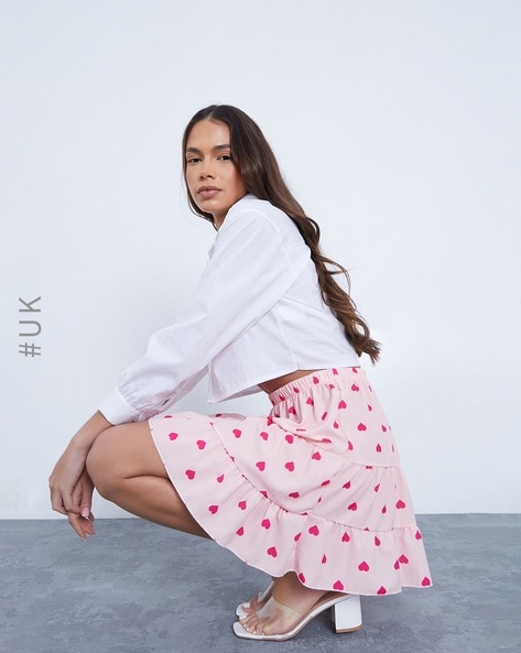 Polka dot hotsell skirt pink