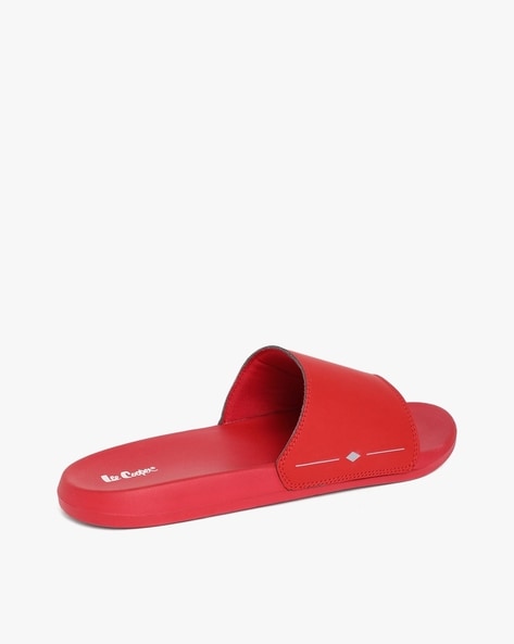 Buy Red Flip Flop Slippers for Men by Lee Cooper Online Ajio