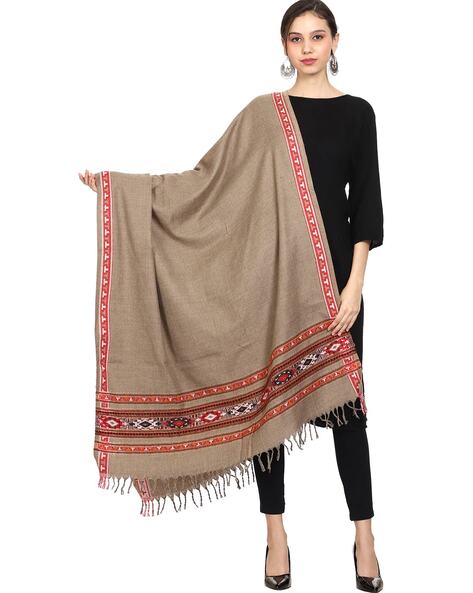 Ethnic Woven Woolen Shawl Price in India