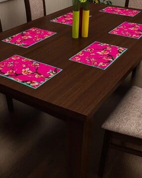 sej by nisha gupta Set of 6 Printed Table Placemats-picture-13