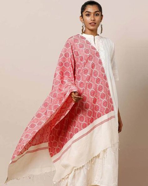 Handloom Cotton Eri Silk Stole Price in India