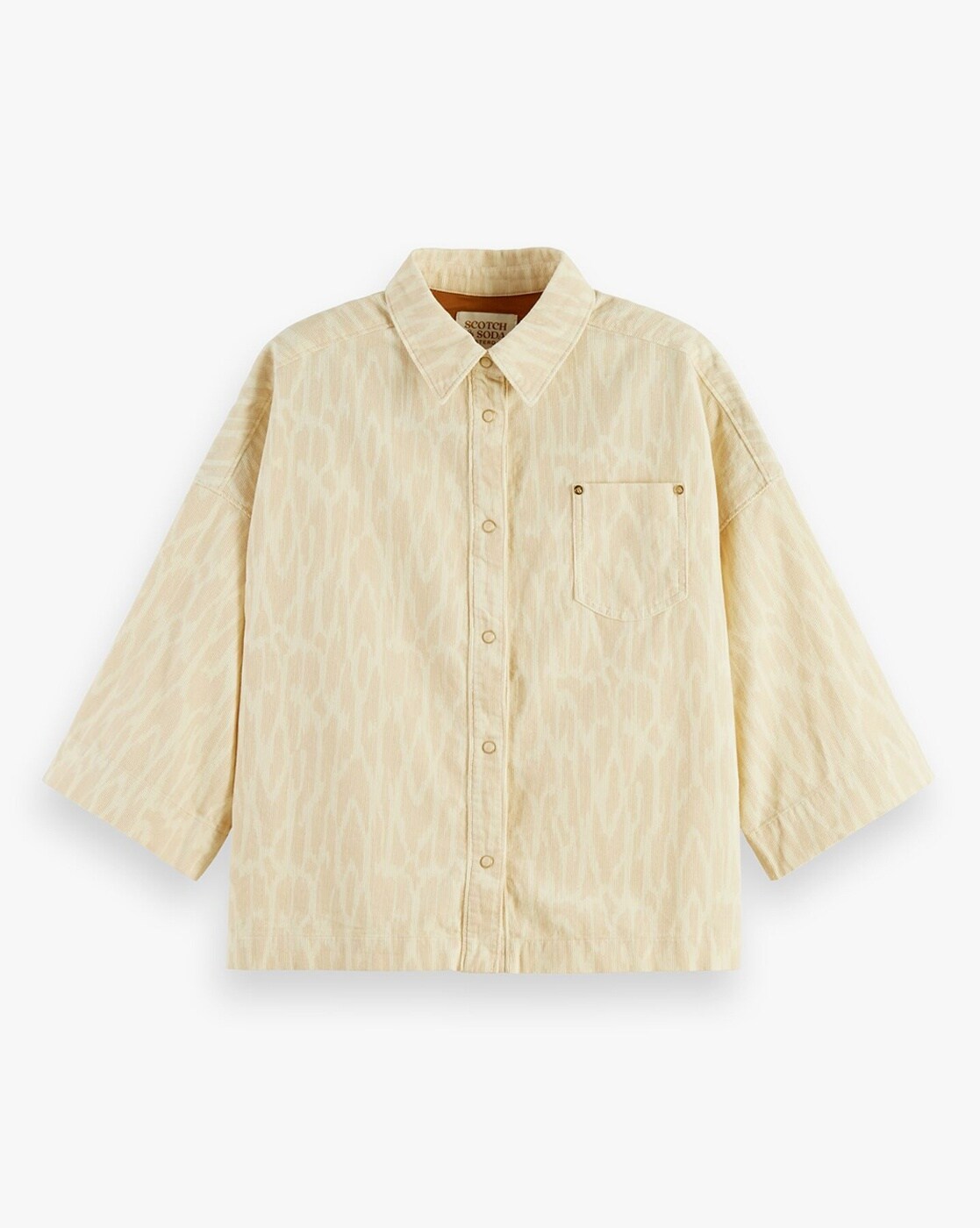 women's oversized corduroy shirt