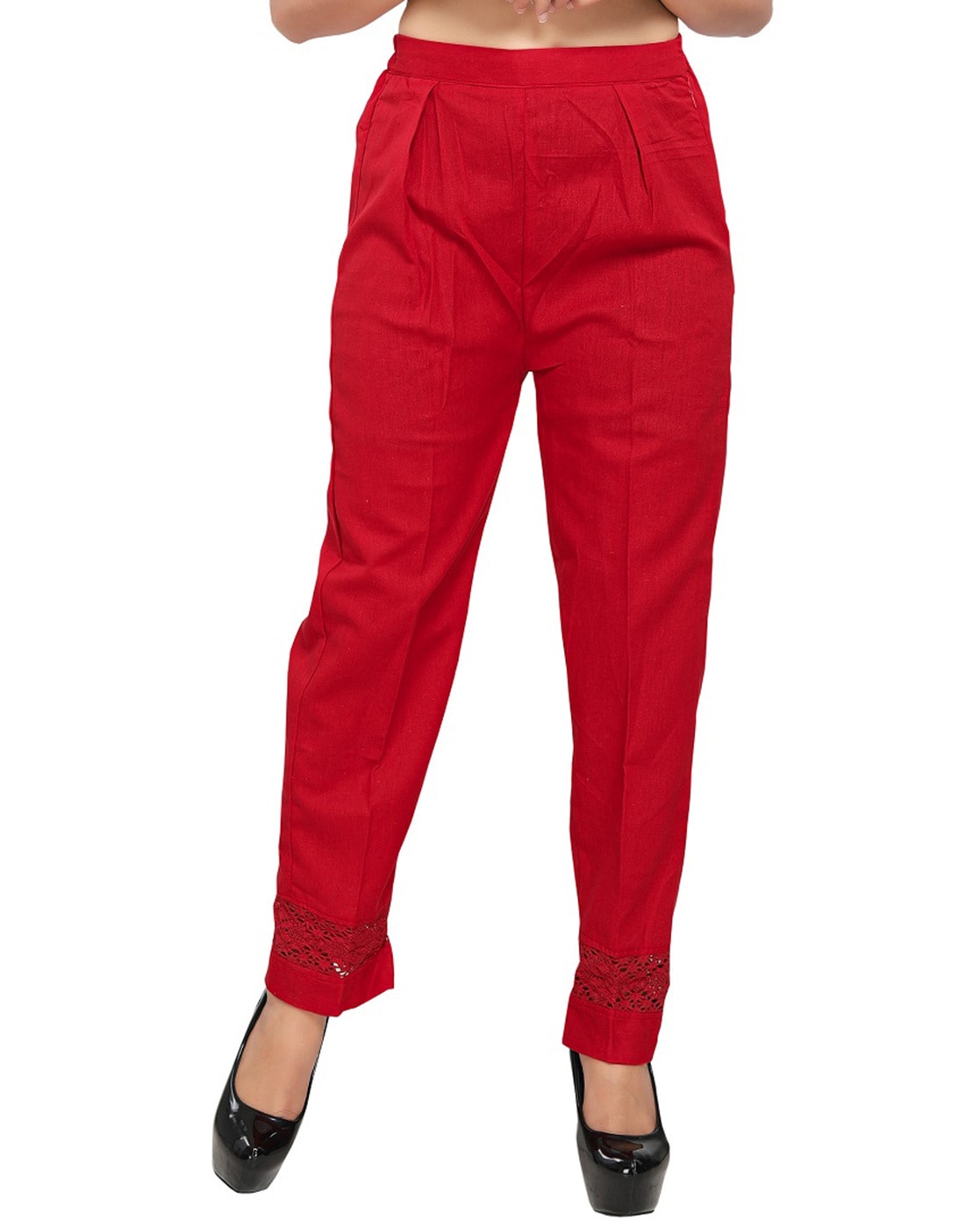 SUMAN CREATION Slim Fit Women Red Trousers  Buy SUMAN CREATION Slim Fit Women  Red Trousers Online at Best Prices in India  Flipkartcom  VIBRANT CONTEST