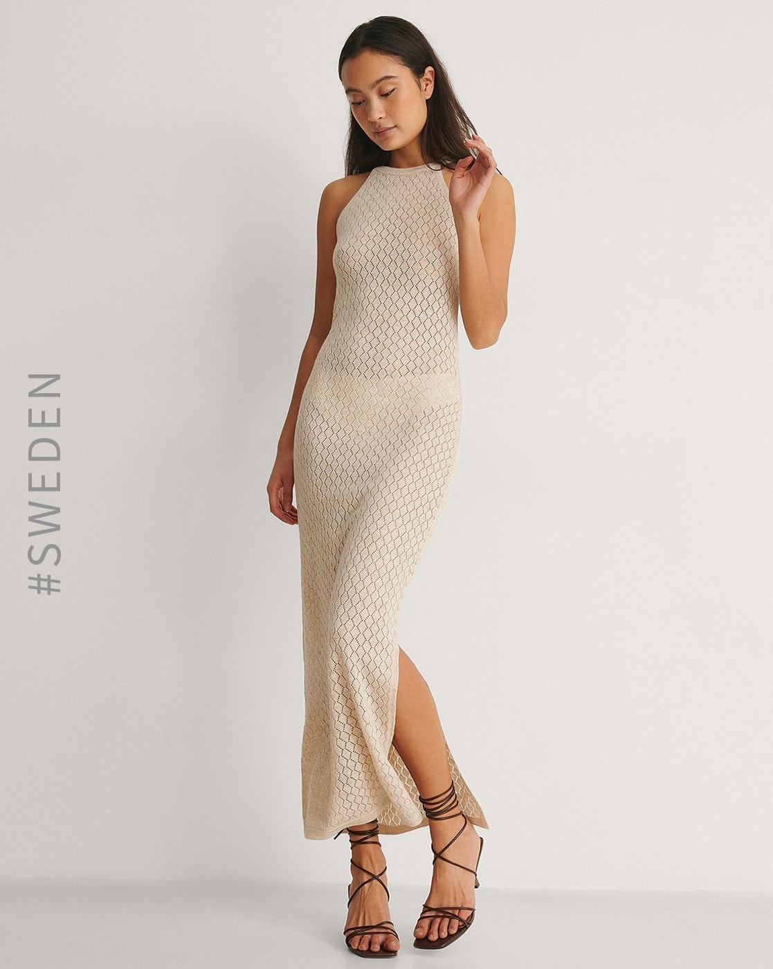 semi sheer bodycon dress